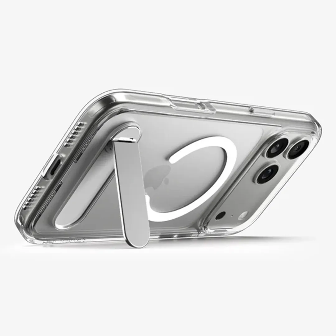 Spigen Ultra Hybrid S Case iPhone 17 Pro MagSafe - Transparant - Zwart