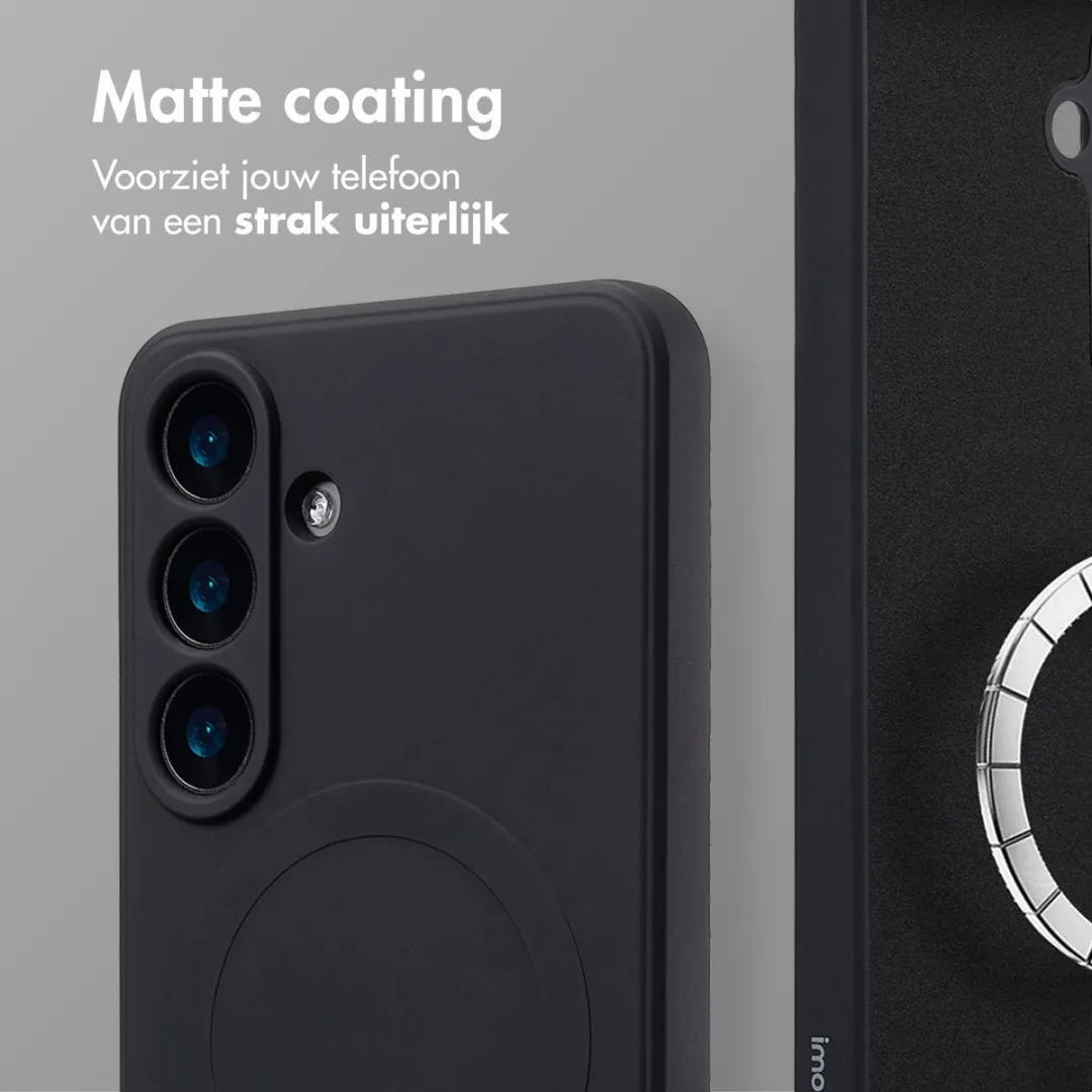 Imoshion Hoesje Samsung Galaxy S25 - Magnetische Ring - Zwart