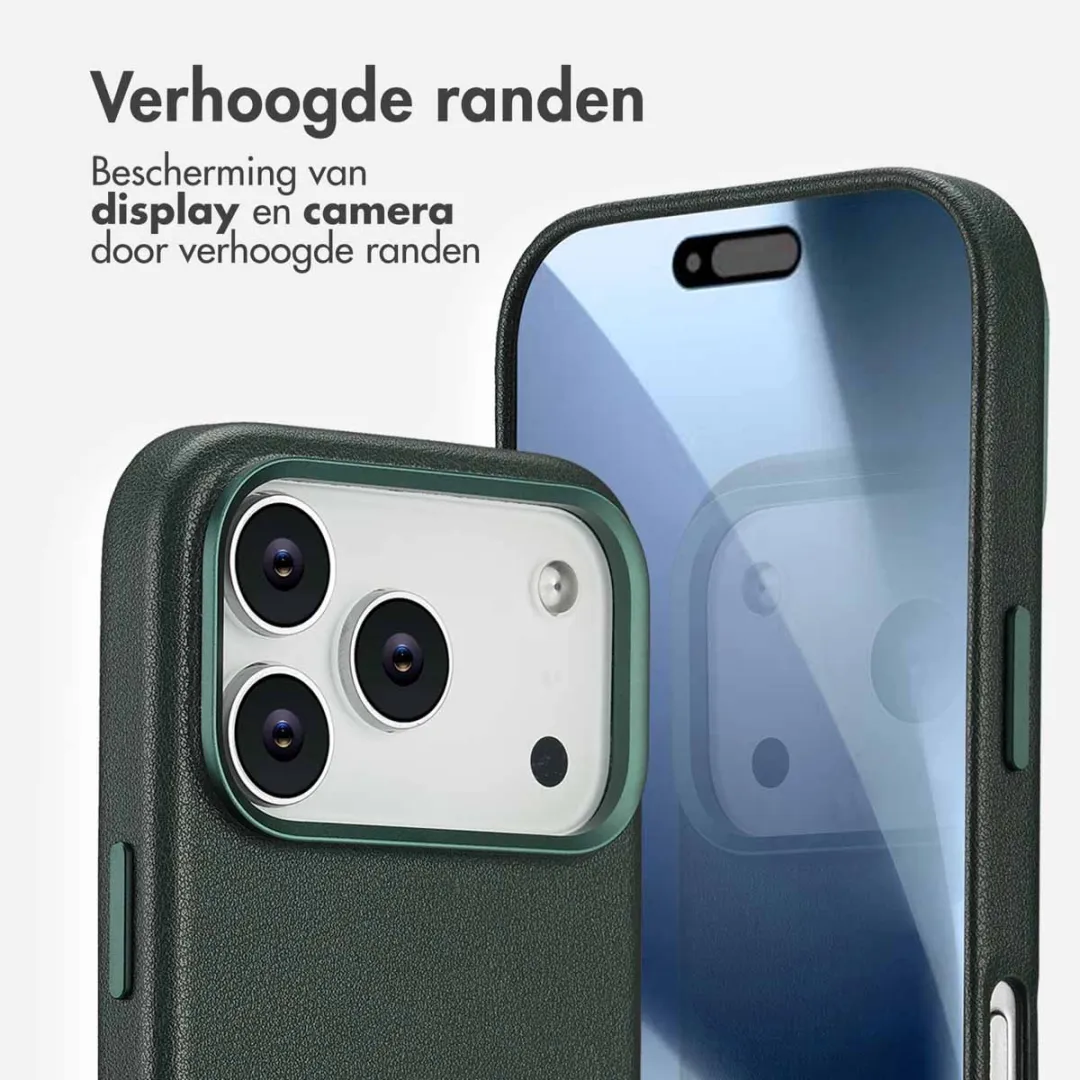 Accezz iPhone 17 Pro MagSafe Hoesje - Cedar Green - 2 Stuks