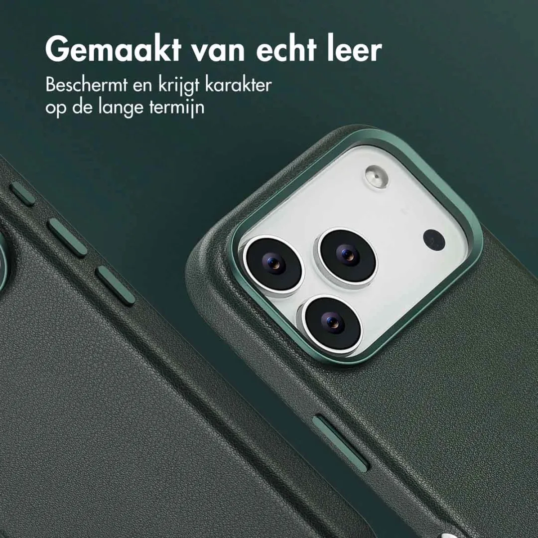 Accezz iPhone 17 Pro MagSafe Hoesje - Cedar Green - 2 Stuks