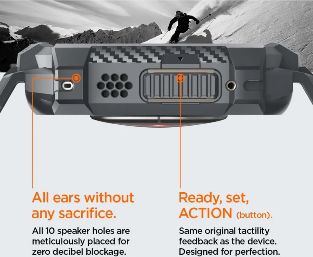 Spigen Rugged Armor Pro Hoesje & Bandje Apple Watch Ultra 2 - Grijs - afbeelding 6 van 6