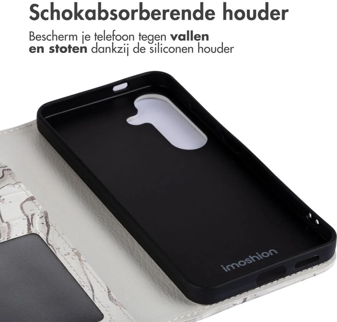 Imoshion Galaxy S25 Hoesje Sandy Marble - 3 Pasjes