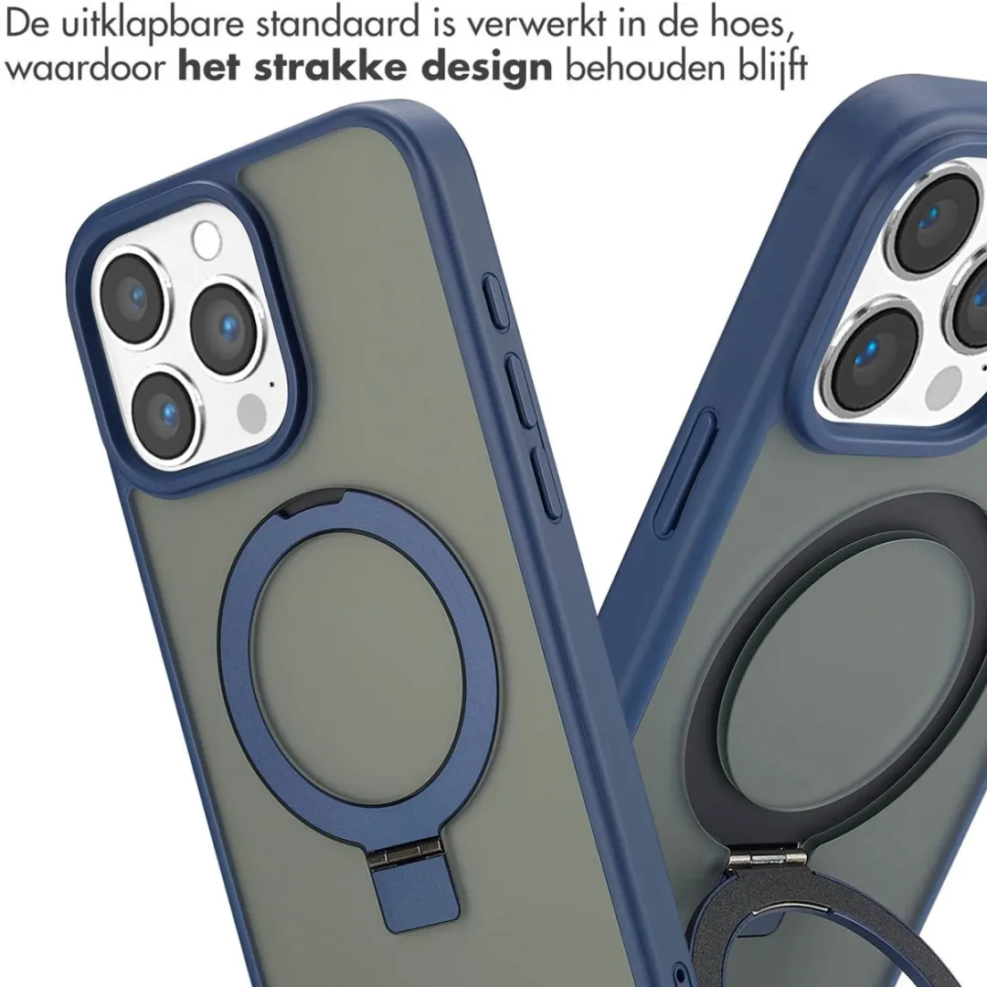 Accezz iPhone 16 Pro Max Hoesje - Blauw - MagSafe