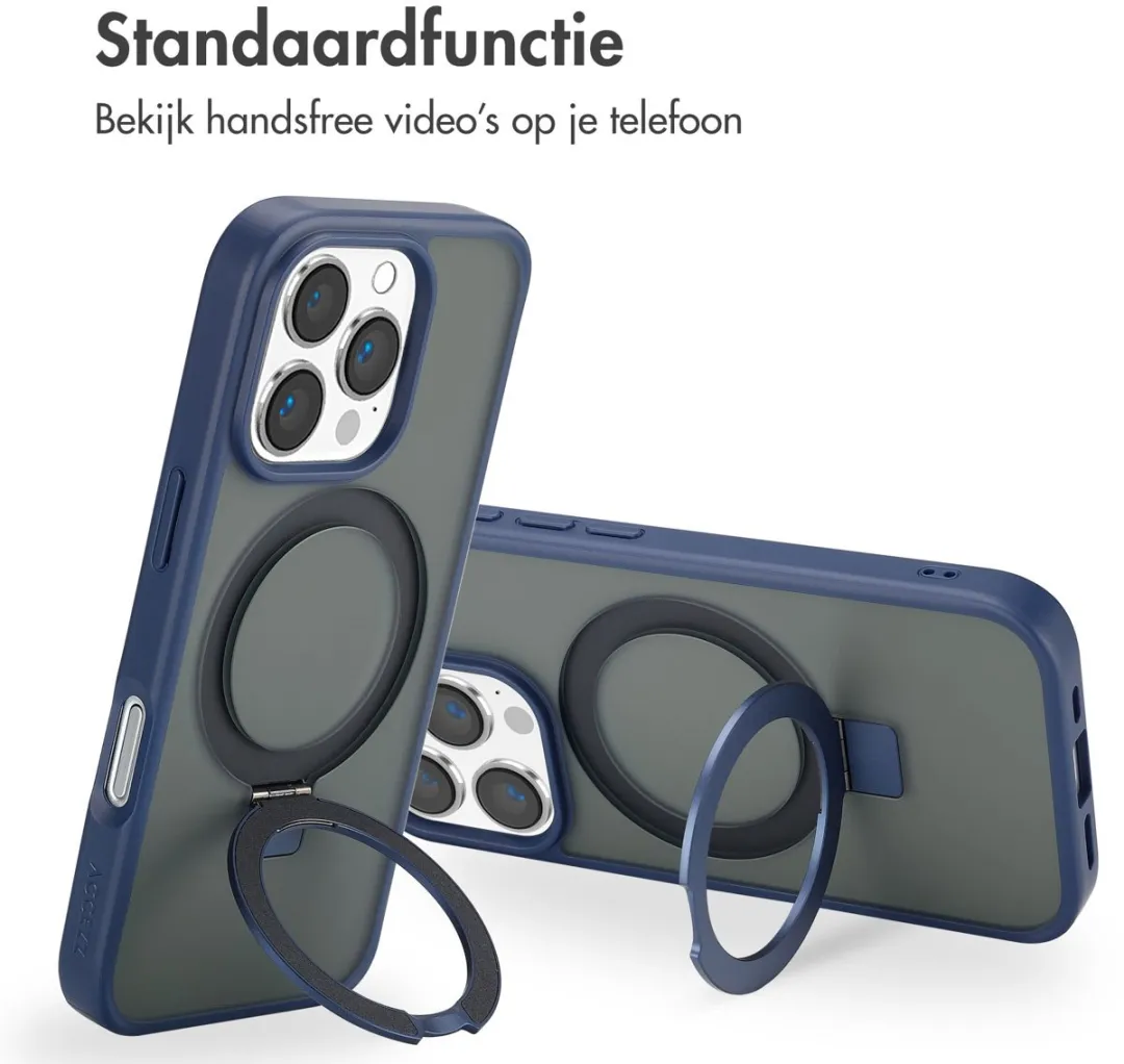 Accezz iPhone 16 Pro Max Hoesje - Blauw - MagSafe