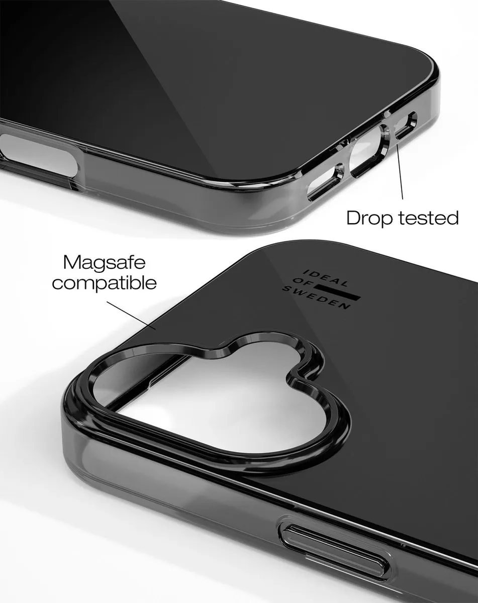 iDeal of Sweden Mirror Case IDMRCMS-I2461-485 - MagSafe iPhone 16 - Zwart