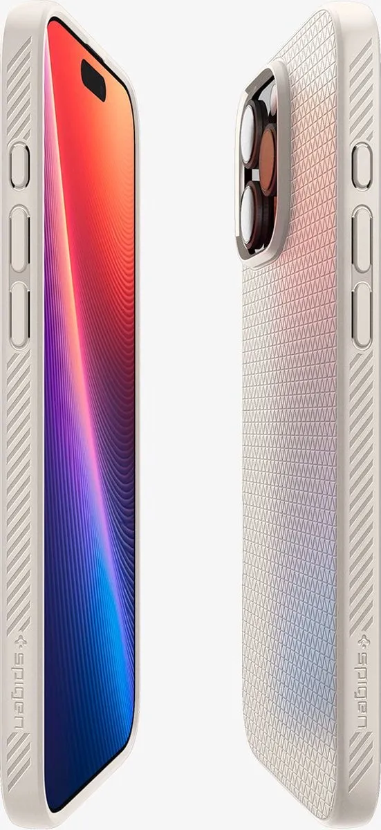 Spigen Liquid Air Hoesje iPhone 16 Pro - Titanium - 8809971230322 - afbeelding 6 van 6