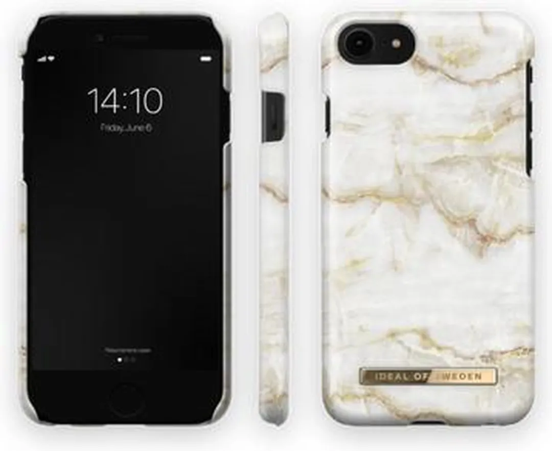 iDeal of Sweden iPhone Case 194 Golden Pearl Marble - afbeelding 6 van 6