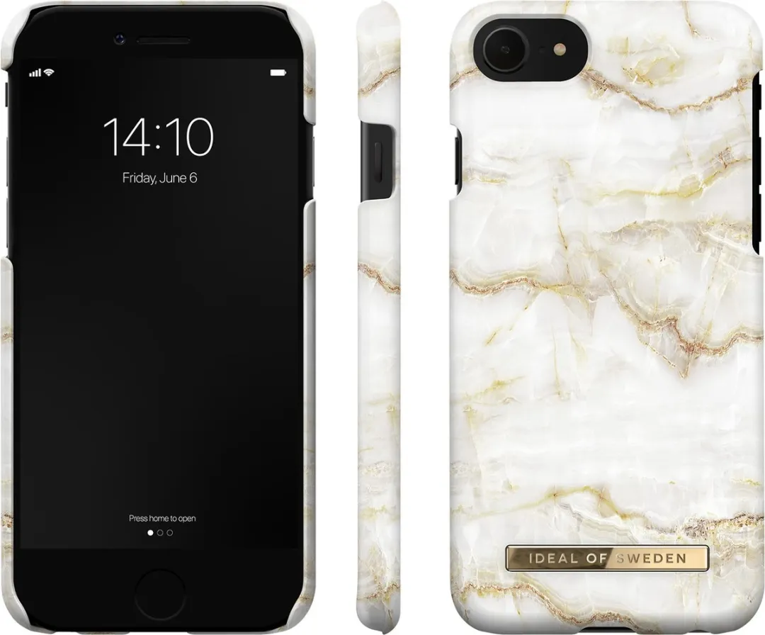 iDeal of Sweden iPhone Case 194 Golden Pearl Marble