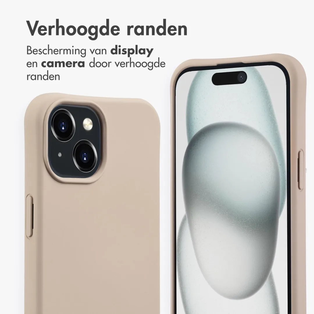 Imoshion Hoesje iPhone 15 - Nude Beige - MagSafe
