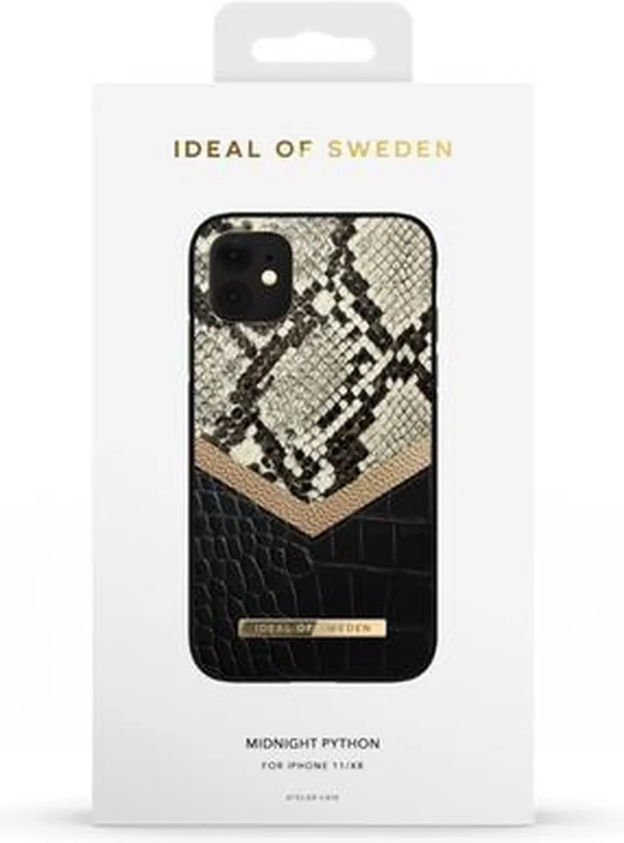 iDeal of Sweden Atelier Case iPhone 11/XR Midnight Python - IDACSS20-I1961-199