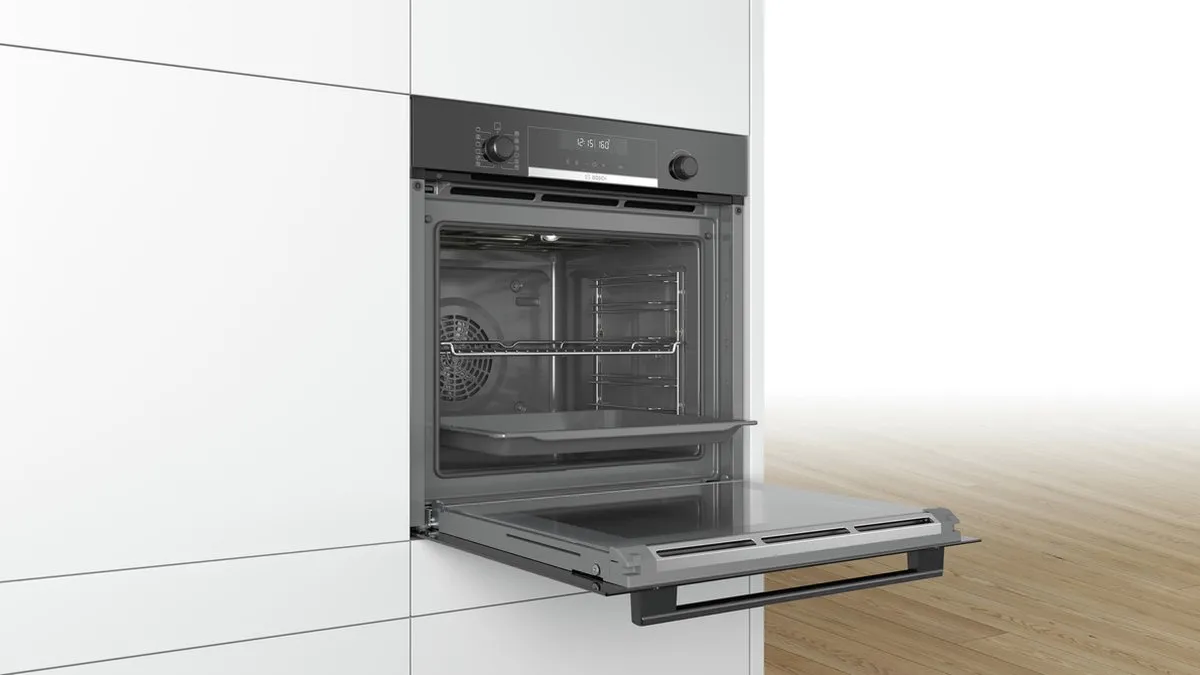 Bosch HBA578BB0 Inbouwoven 71L - Zwart