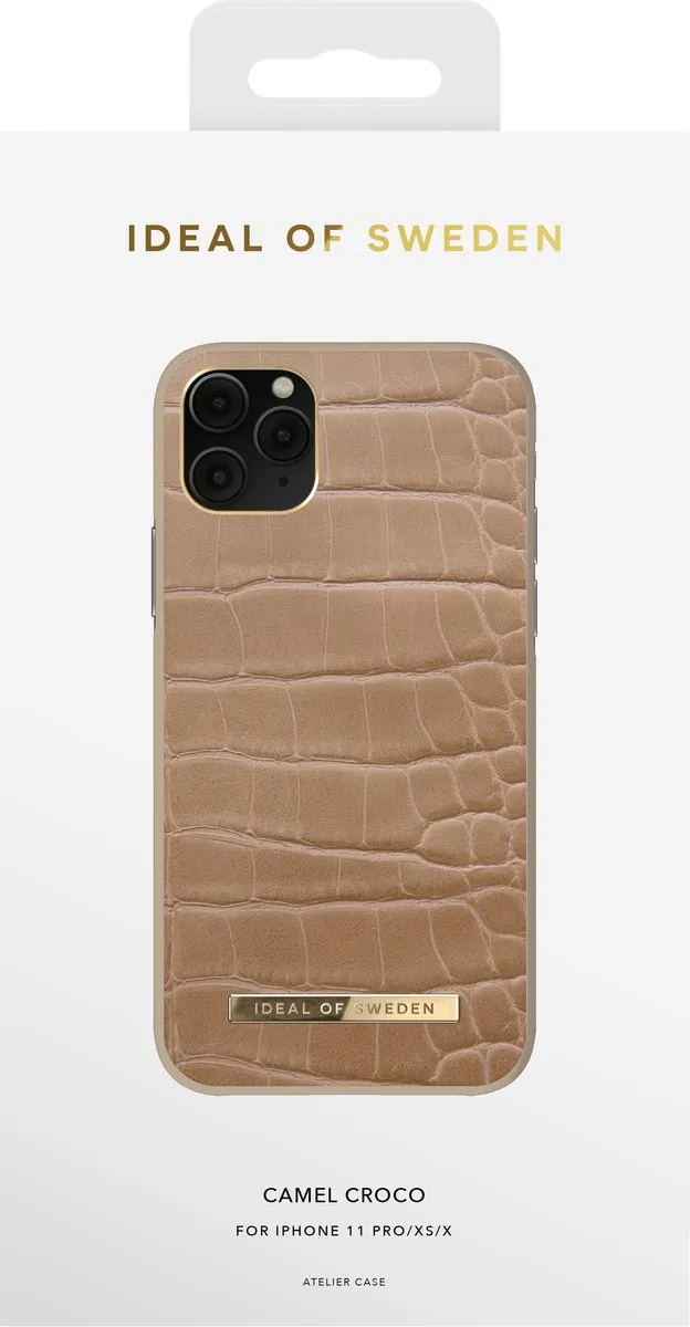 iDeal of Sweden Atelier Case iPhone 11 Pro/XS/X - Camel Croco