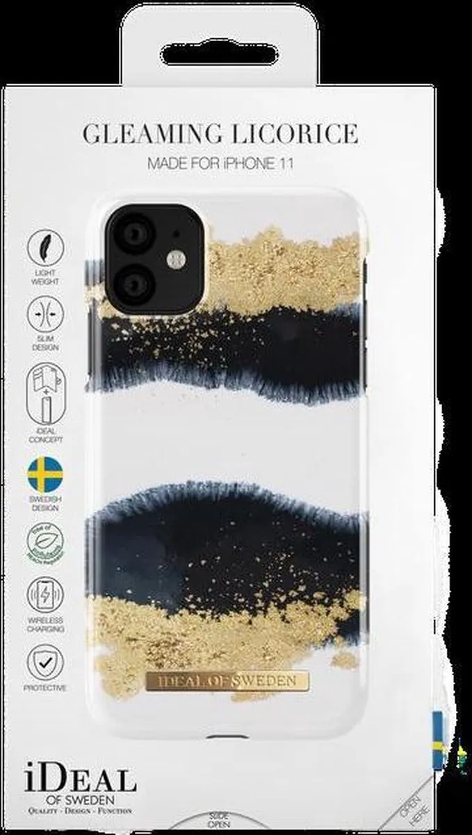 iDeal of Sweden iPhone 11 Hoesje - Gleaming Licorice - mpn-7340168738623