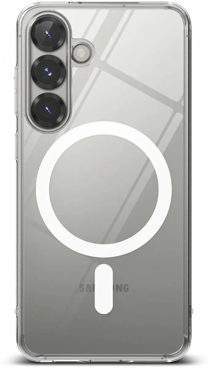 Ringke Fusion Magnetic Hoesje Samsung Galaxy S25 - Transparant