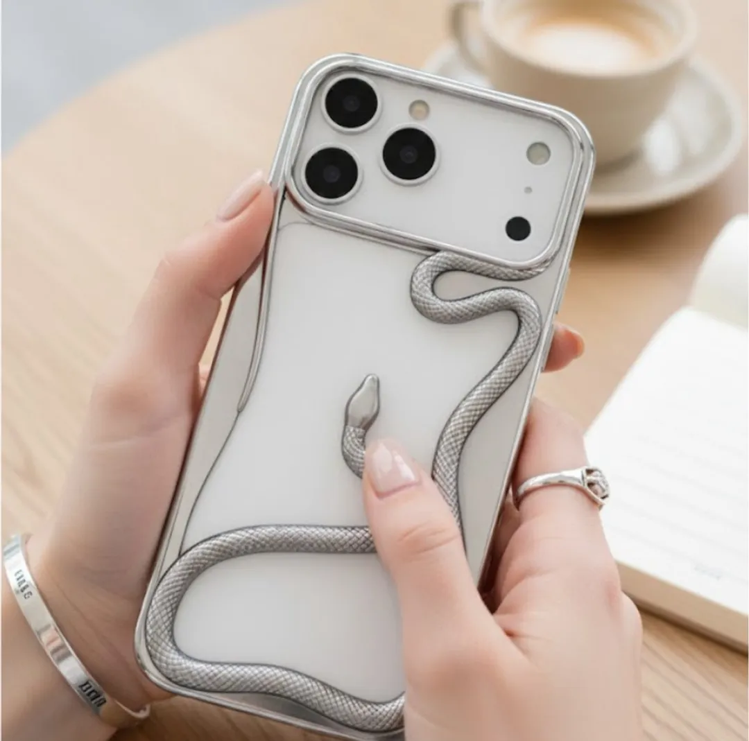 NUVEX iPhone 17 Pro Max Hoesje - Zilverkleurig Transparant