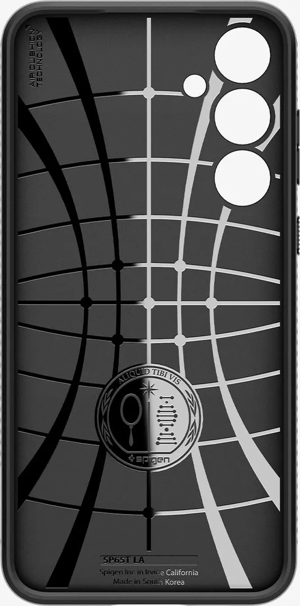 Spigen Liquid Air Hoesje ACS07526 Samsung Galaxy A55 - Zwart
