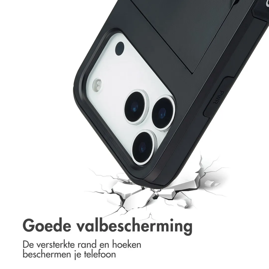 Imoshion Hoesje iPhone 17 Pro Max - 2 Pasjes - Zwart
