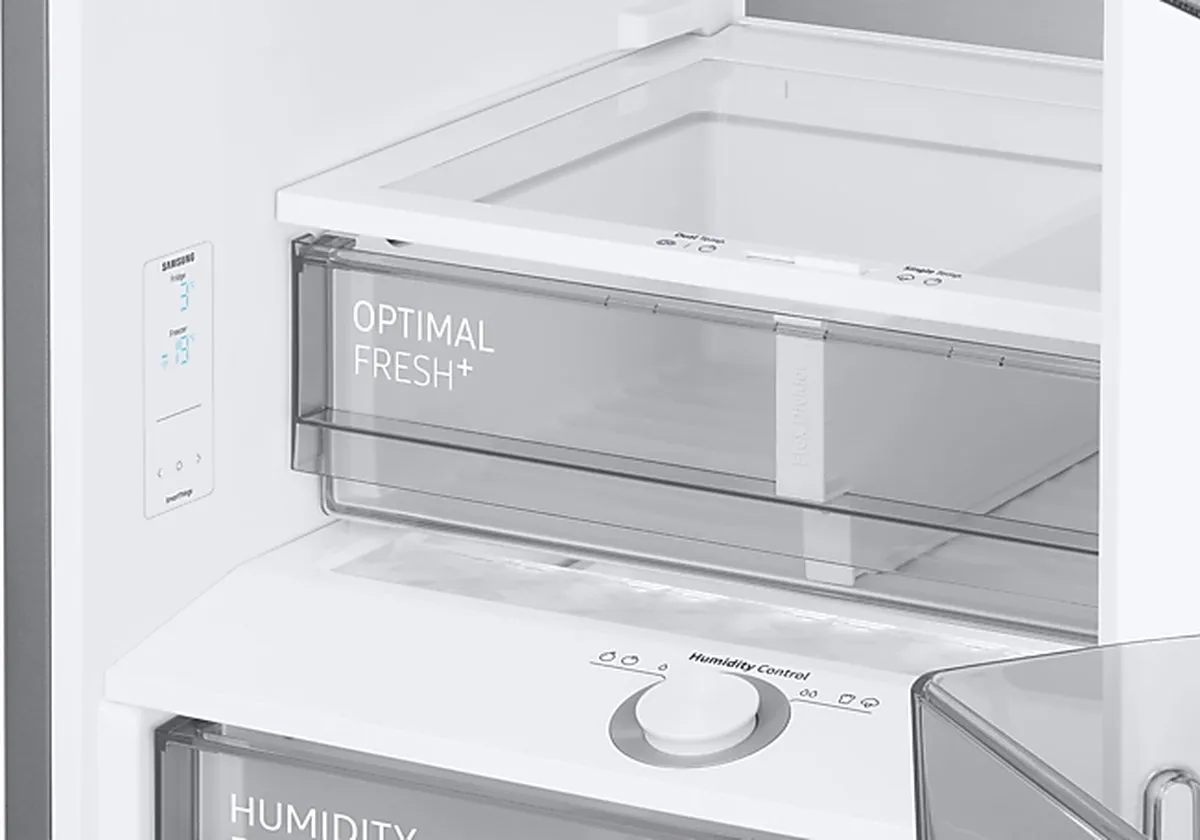 Samsung RB38C7B6AB1 Koel-Vriescombinatie - 387L - Zwart