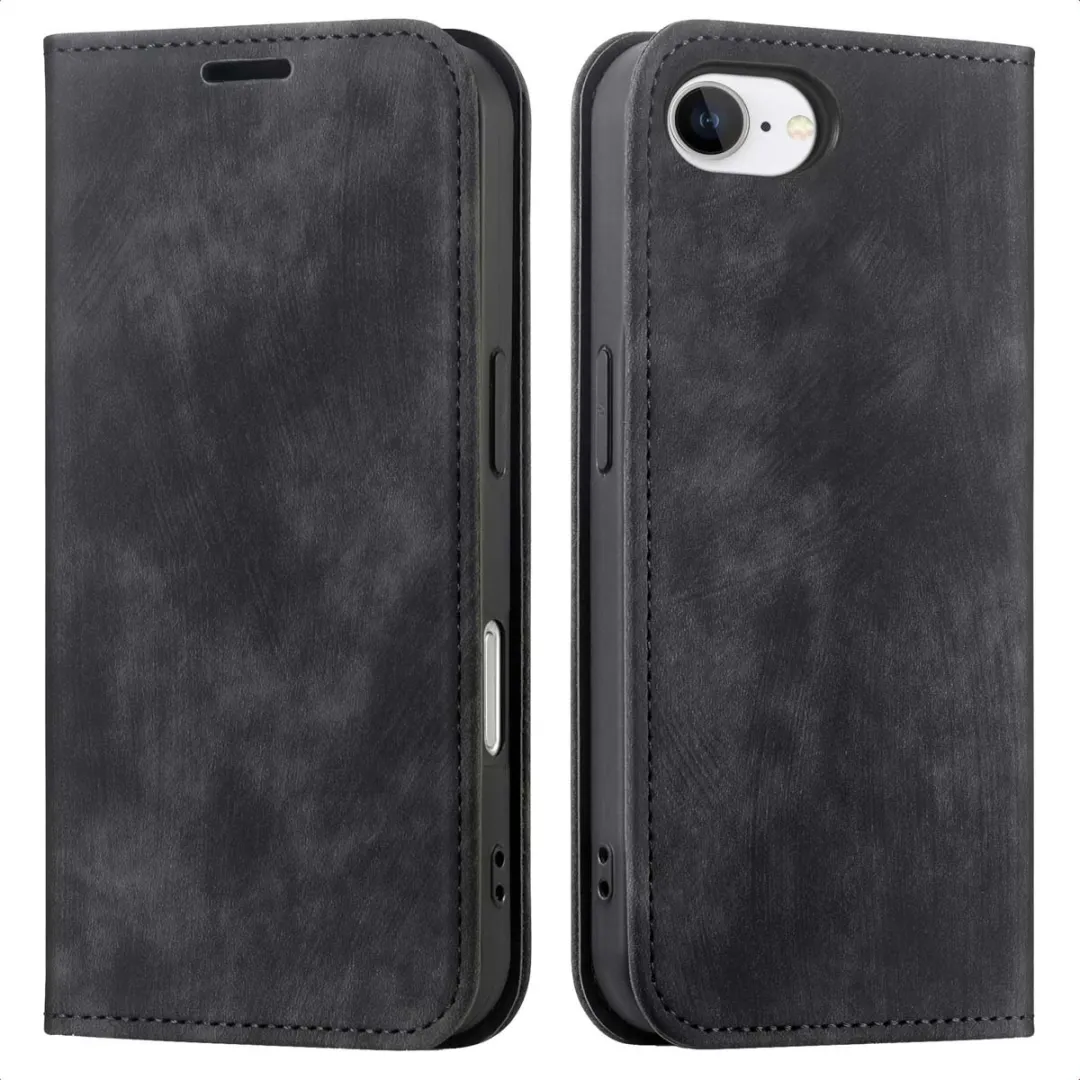 Imoshion Hoesje iPhone 16e Slim Bookcase - 2 Pasjes - Zwart