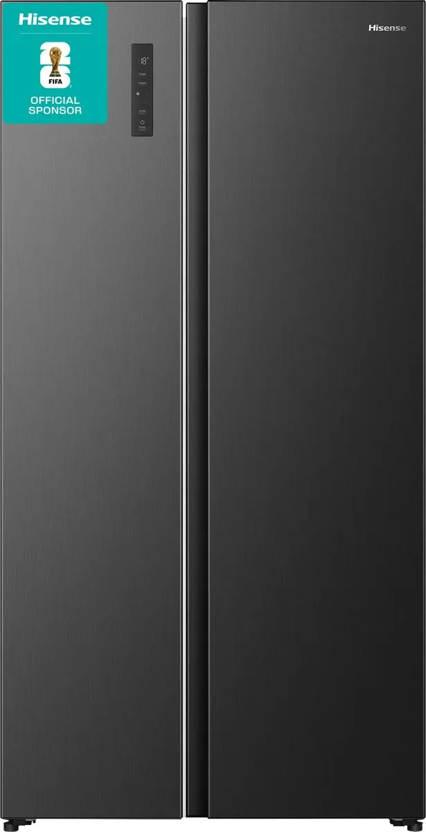 Hisense RS3P558NEFD Amerikaanse Koelkast - 544L - No-Frost - Zwart