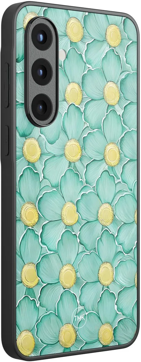 Casevibes Samsung Galaxy A56 Hoesje - Mint Blossom Groen