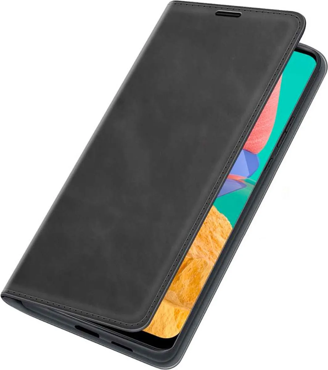 Just in Case Samsung Galaxy M33 Hoesje - 4 Pasjes - Zwart