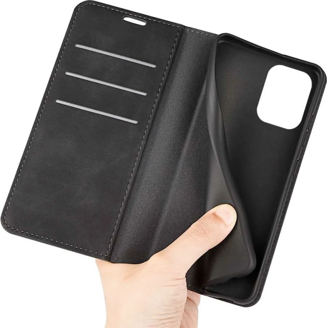Just in Case Samsung Galaxy M33 Hoesje - 4 Pasjes - Zwart