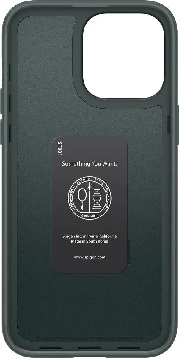 Spigen Thin Fit iPhone 14 Pro Max Hoesje ACS04771 - Abyss Green