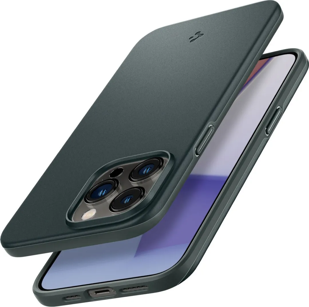 Spigen Thin Fit iPhone 14 Pro Max Hoesje ACS04771 - Abyss Green