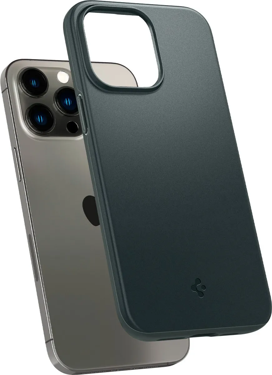 Spigen Thin Fit iPhone 14 Pro Max Hoesje ACS04771 - Abyss Green