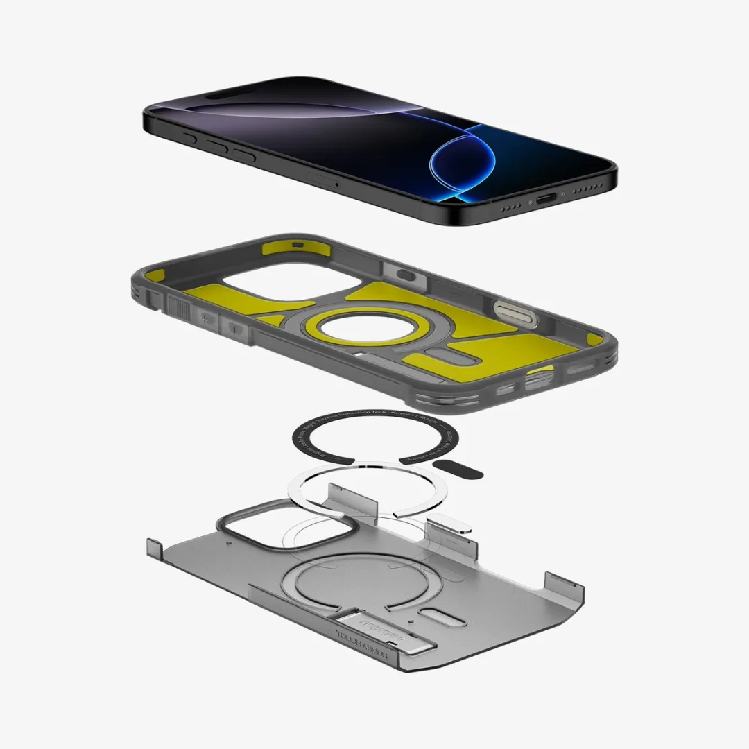 Spigen Tough Armor T MagFit Hoesje iPhone 16 Pro Max - MagSafe - Transparent