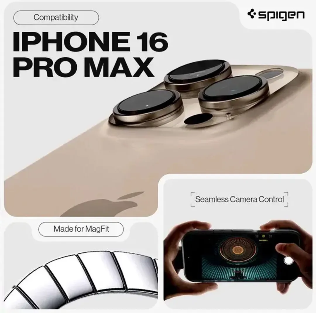 Spigen Tough Armor T MagFit Hoesje iPhone 16 Pro Max - MagSafe - Transparent