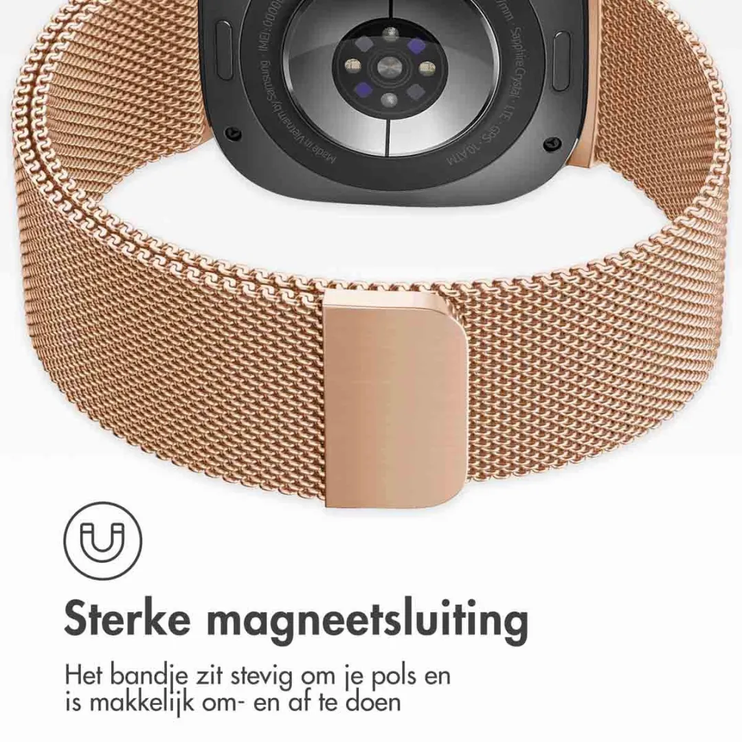 Imoshion Milanees Magnetisch Bandje SH00077480 - Samsung Galaxy Watch Ultra - Roségoud