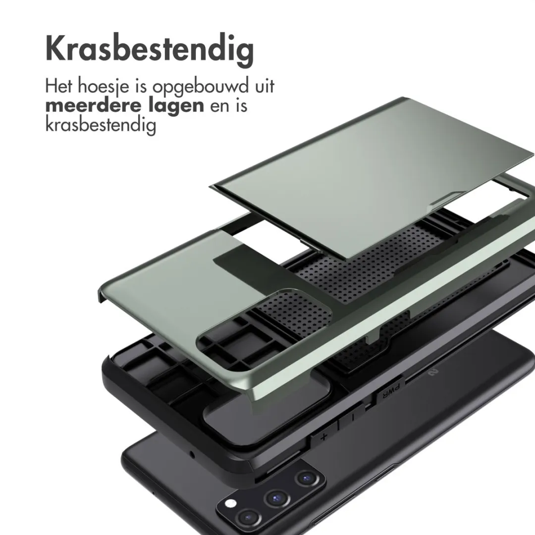 Imoshion Hoesje Samsung Galaxy S20 FE - Donkergroen - 2 Pasjes - afbeelding 6 van 6