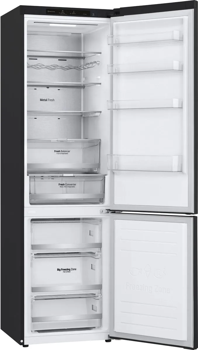 LG GBB72MCVGN Koelvriescombinatie - 384L - Zwart