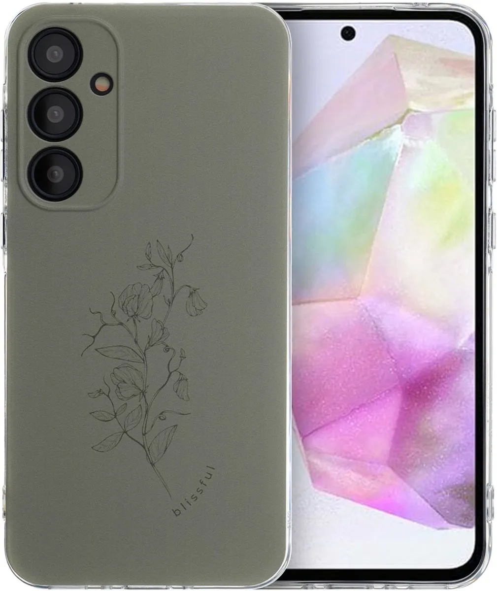 Imoshion Hoesje Samsung Galaxy A35 Floral Green
