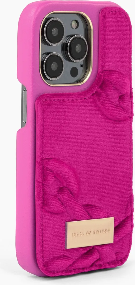 iDeal of Sweden Fashion Case Atelier iPhone 14 Pro - Velour Hyper Pink - afbeelding 2 van 2