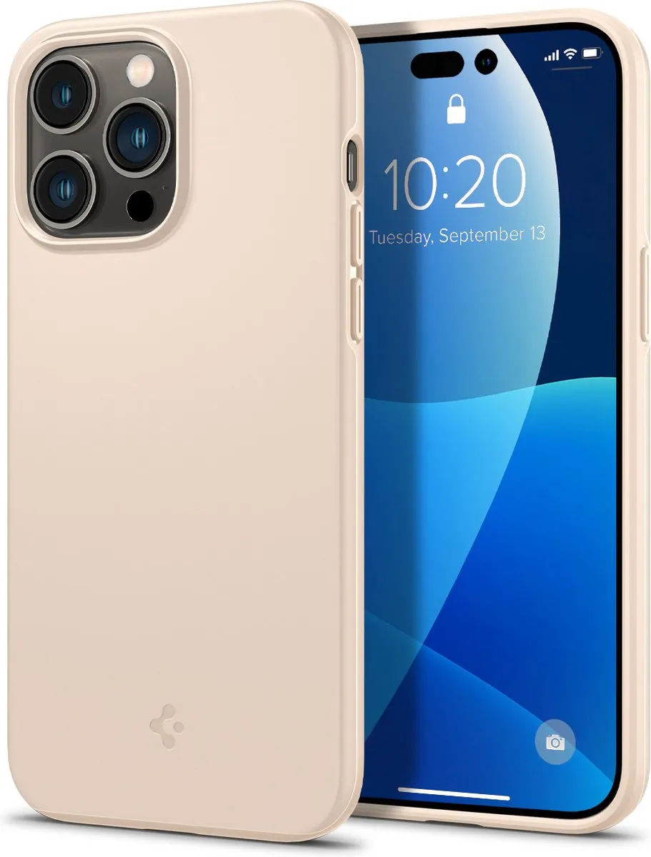 Spigen Thin Fit iPhone 14 Pro Max Hoesje ACS04770 - Bruin