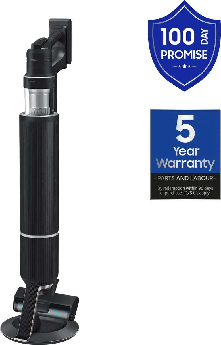 Samsung VS28C9784QK/EU Steelstofzuiger 2-in-1 - 280 Airwatts - Zwart