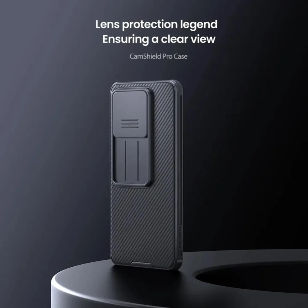 Nillkin CamShield Hoesje Xiaomi 14T - Camera Slider - Zwart