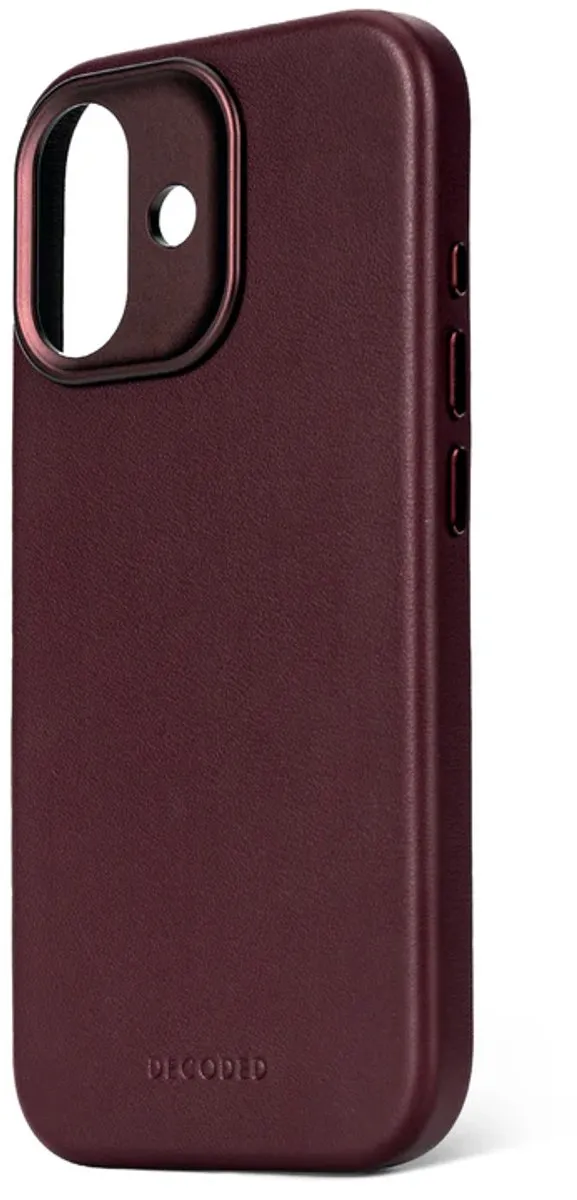 Decoded Leren Hoesje DEC-I17-LBU iPhone 17 - MagSafe - Rood