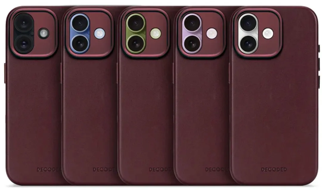 Decoded Leren Hoesje DEC-I17-LBU iPhone 17 - MagSafe - Rood