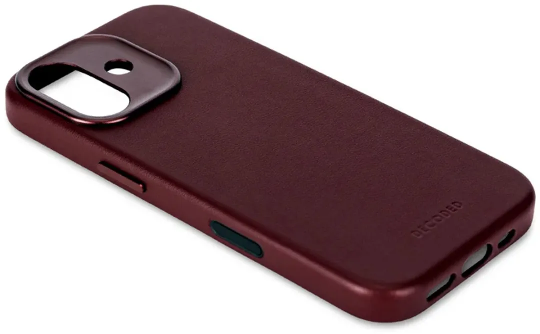 Decoded Leren Hoesje DEC-I17-LBU iPhone 17 - MagSafe - Rood - afbeelding 6 van 6
