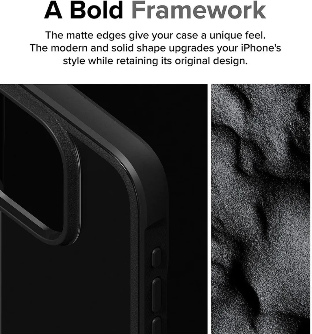 Ringke Fusion Bold Hoesje iPhone 15 Pro - Zwart