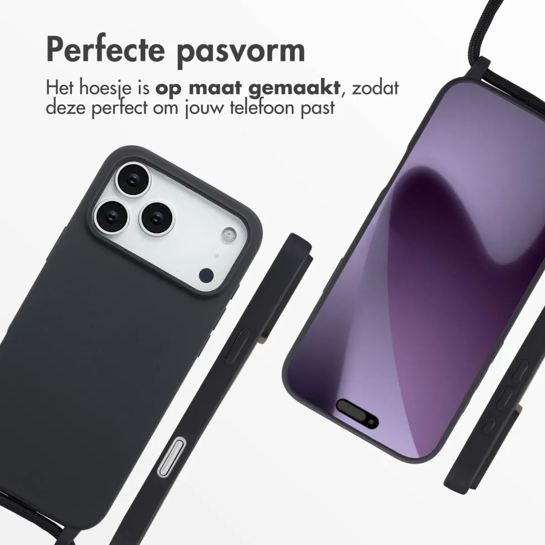 Imoshion iPhone 17 Pro Max Siliconen Hoesje - Zwart