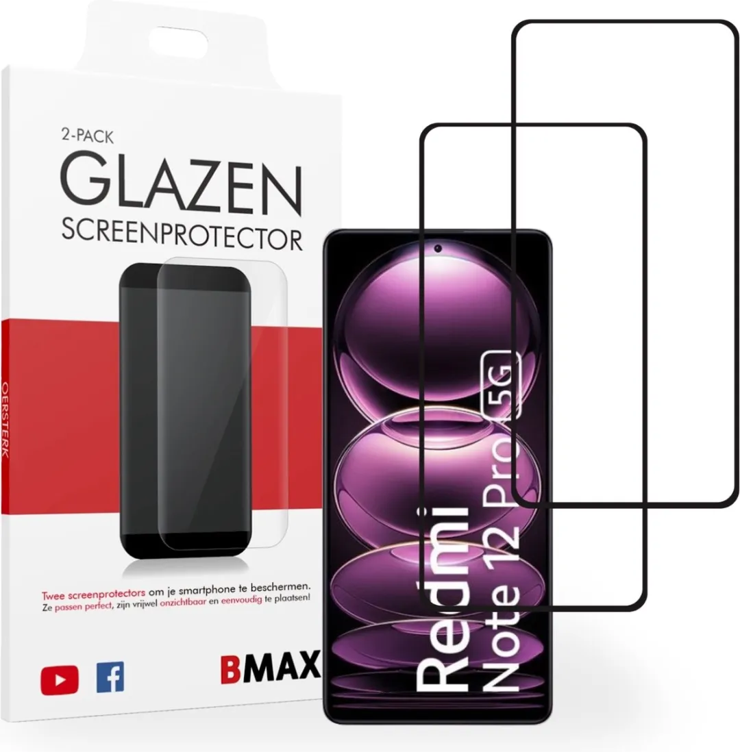BMAX Screenprotector Xiaomi Redmi Note 12 Pro