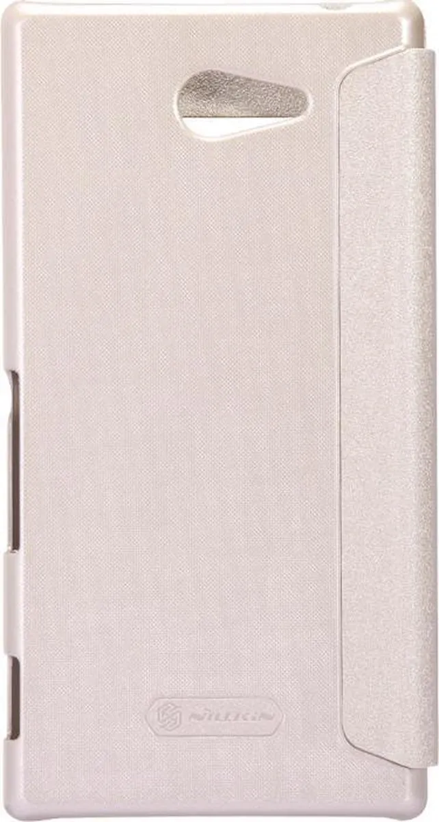 Nillkin Sparkle Series PU Leerhoes Sony Xperia M2 - Goud - afbeelding 2 van 5