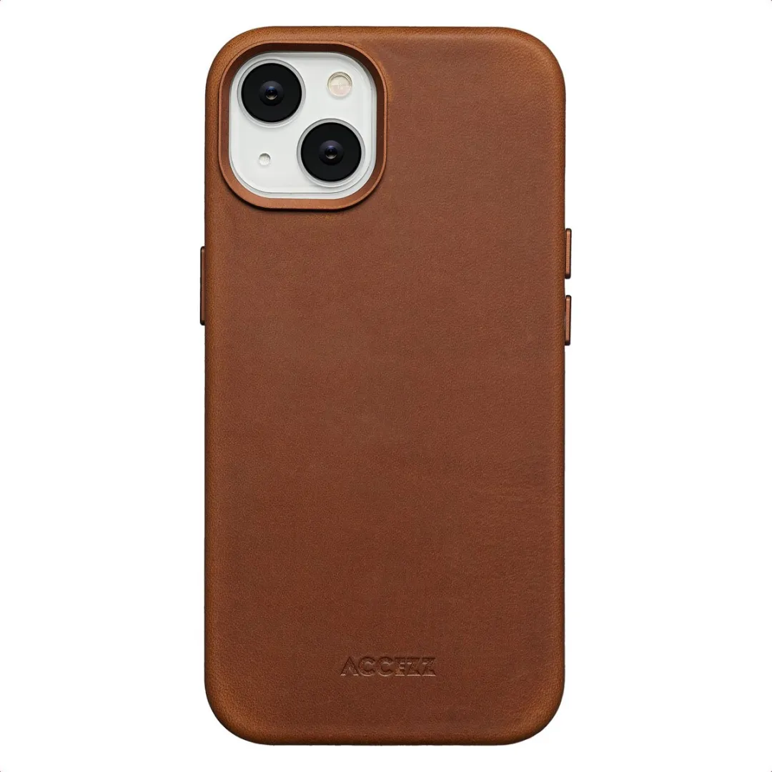 Accezz Hoesje iPhone 14 Cognac