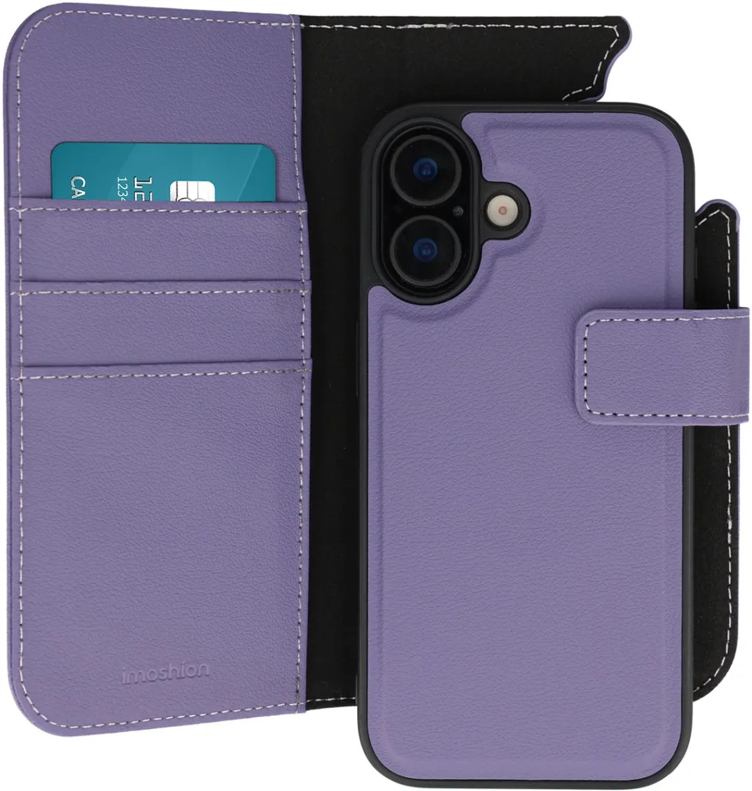 Imoshion iPhone 17 Hoesje 2-in-1 Bookcase - Paars