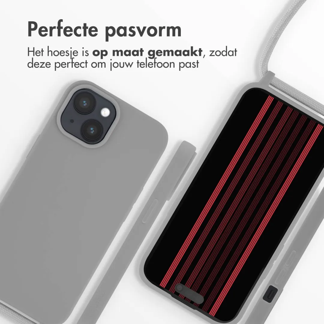 Imoshion iPhone 15 Siliconen Hoesje - Lichtgrijs - afbeelding 5 van 6
